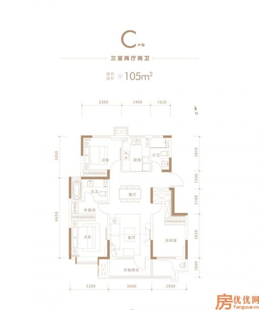 建面105